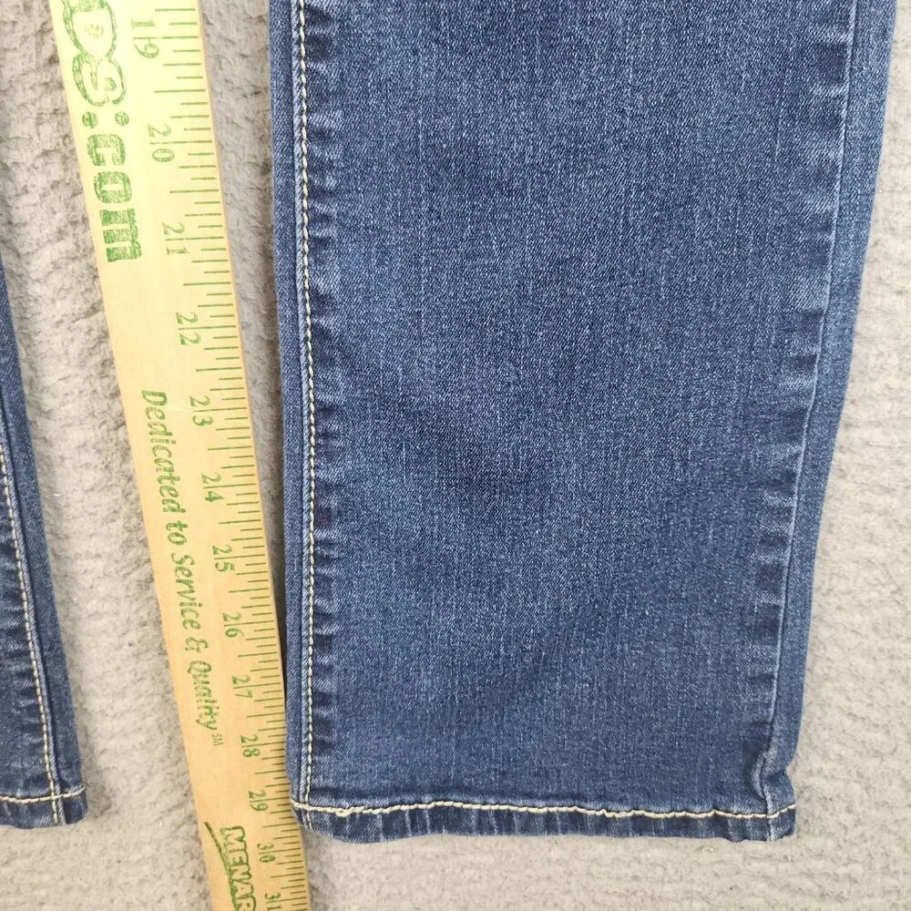 Hydraulic Jeans Womens/Jrs 7 Slim Boot Horseshoe Pocket Mid Rise Stretch Western